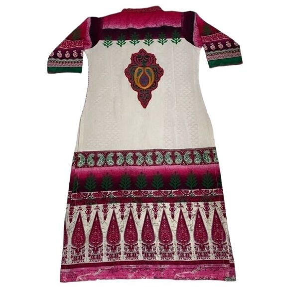 Women's Floral Long Tunic Top(Size Large) - Picture 2 of 9